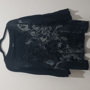 St John's Bay black shirt size 3x